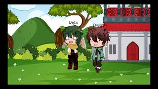 Bakugo🧡Todoroki🤍 amp Deku💚 In Demon Slayer 🤣🤣🤣🤣🤣🤣 Gacha Club MHA Meets Demon Slayer [upl. by Soilissav]