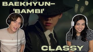 BAEKHYUN Bambi MV Reaction  Music Producer and Video Editor React  Mysterious Old Money Vibes [upl. by Wanonah]