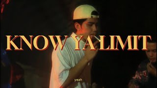 CHOWIE  KNOW YA LIMIT Official Music Video prod docent [upl. by Yodlem]