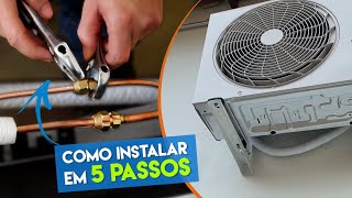 ☑️ 05 PASSOS simples para começar a INSTALAR AR CONDICIONADO [upl. by Lledal]