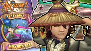 Wizard101s new Skyfarer Hoard Pack stole all my money [upl. by Aekal27]