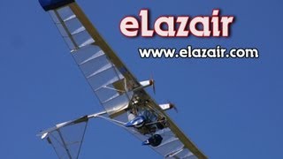 Electric powered ultralight aircraft eLazair twin engine battery powered ultralight aircraft [upl. by Aisayt]