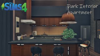 THE SIMS 4  Dark Interior Apartment  No CC  Stop Motion [upl. by Nered]