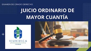 Esquema de juicio ordinario de mayor cuantia [upl. by Swamy]