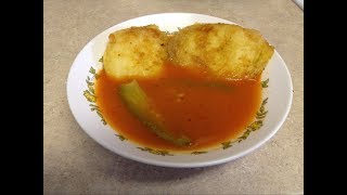 Tortitas de Papa con Queso en Caldo de Tomate RIQUÍSIMAS [upl. by Einnek795]