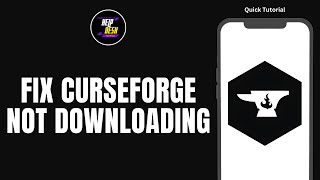 How To Fix CurseForge Not Downloading [upl. by Ynohtnaeoj]