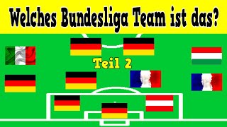 Welche Mannschaft ist das Bundesliga Saison 202021 ⚽ Fußball Quiz Teil 2 [upl. by Valiant]