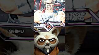 Heihachi vs Shifu tekken kungfupanda heihachimishima mastershifu edit jogo [upl. by Eldwun499]