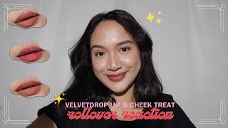 ROLLOVER REACTION VELVETDROP LIP 7 CHEEK TREAT  TEST KETAHANAN  REVIEW [upl. by Jariah342]