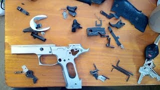 How to 100 disassemble Sig Sauer P226 [upl. by Lightfoot]