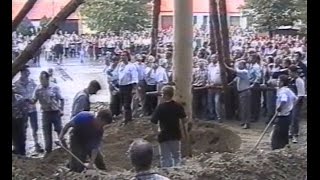 Stavění hodové máje roku 1999 v Lanžhotě [upl. by Gapin]