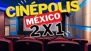 🎖 PROMOCIÓN CINÉPOLIS al 2x1 Boletos Dulcería Frappés y COMBOS al 2x1 [upl. by Ruhtracam264]