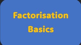 Factorisation Class 8 Maths [upl. by Fonzie]