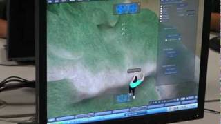 learning about river basins in a geography lesson using Second Life [upl. by Aerdnod]