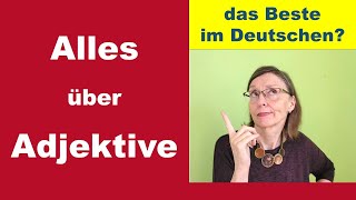 Das müsst ihr über ADJEKTIVE unbedingt wissen Deutsch B1B2 [upl. by Joliet393]