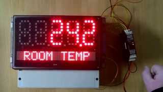 Spectra  LD3070 large digit temperature display [upl. by Kcinimod]