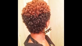 AWESOME Perm Rod Set on Natural Hair No Heat [upl. by Repsaj785]