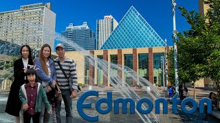 Downtown EDMONTON Walk [upl. by Nyrroc]