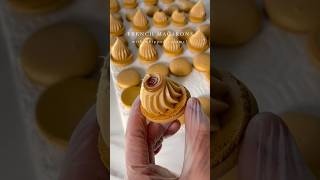 Double Caramel Macarons ✨🥨 [upl. by Oicelem]