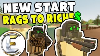 NEW START  Unturned Roleplay Rags to Riches 71 Finding EPIC Loot At The DeadZone [upl. by Child]