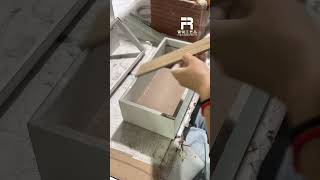 Open window wine box production process sharing woodenbox boxfactory woodworking handicraft [upl. by Ok762]