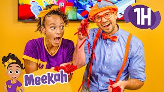 Blippi and Meekahs Crayon Creation  Educational Videos for Kids  Blippi and Meekah Kids TV [upl. by Yessac]