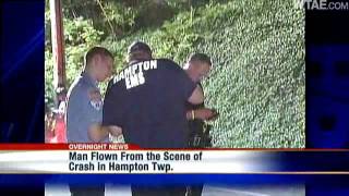 Man Hurt In Hampton Township Crash [upl. by Eiltan]