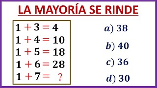 😋 PARA LOS MAS GENIOS  RAZONAMIENTO MATEMÁTICO [upl. by Atiekram]