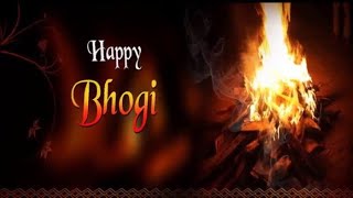 Bhogi Wishes 2022 Happy Bhogi Bhogi Pongal Wishes 2022 WhatsApp Status [upl. by Lawry]