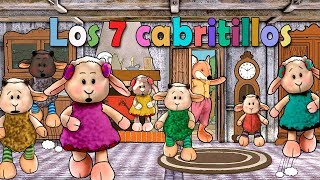 Los Siete Cabritillos y El Lobo Feroz Video Cuento Infantil en Español [upl. by Adlesirk]