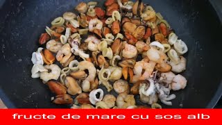 FRUCTE DE MARE cu sos alb creveți  scoici caracatiță  De Crăciun sau Revelion Papykitchen [upl. by Ramas598]