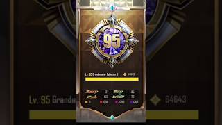 Lv 95 Grandmaster collector 😱 pubgmobile pubg bgmi shorts [upl. by Barn928]