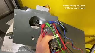 Motor Rotation Testing 2Speed Electric Motor 395 [upl. by Llemart758]