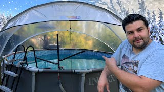 Comment Profiter De Sa Piscine Intex Tout LHIVER [upl. by Kciredec815]