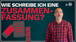 Wie schreibe ich eine Zusammenfassung [upl. by Mooney]