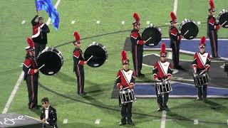 4K panzoom Wapakoneta HS Redskins  2024 Xenia Band Festival [upl. by Ellerehs]