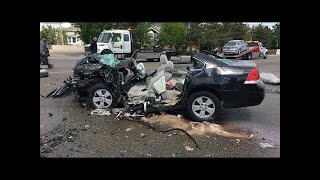 EXTREME Car Crash Compilation 2024 CRAZY CONTENT carcrash dashcam extreme [upl. by Fontes]