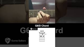 How To Play The G6D Chord On Guitar  Guvna Guitars [upl. by Reniar]