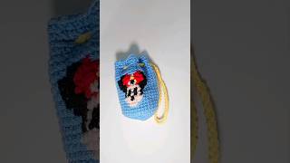 Minnie Mouse Pouch Crochet crochet pouch minniemouse disney crochetpouch [upl. by Nuriel]