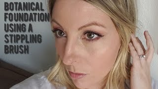 How to apply LimeLight Botanical Foundation using a Blending Brush [upl. by Veron]