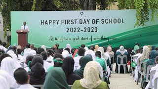 The President attends Academic Year 20222023 assembly in Aminiya School [upl. by Robbert]