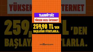 Yüksek Hızlı Fiber İnternet Millenicomda [upl. by Chrysa]