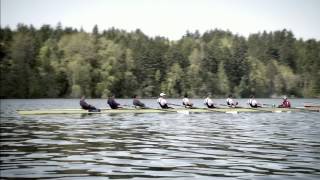 Watch Canadas mens eight crew give their everything [upl. by Ellennahs150]