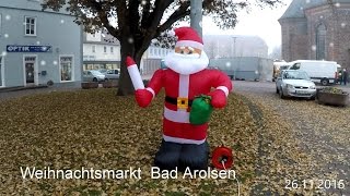 Weihnachtsmarkt Bad Arolsen am 26112016 von tubehorst1 [upl. by Assirk875]