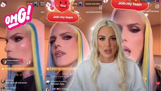 Jeffree Star amp Tana Mongeau FIGHT While Filming Episode of the Cancelled Podcast  TikTok LIVE 2024 [upl. by Adella]