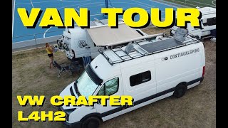 ✔️VAN TOUR VW 🚐CRAFTER L4H2🚐 CONTIGOAL5PINO AITANA VIAJERA [upl. by Genny]