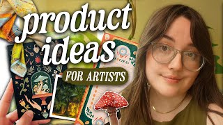 40 product ideas for YOUR art business that MAKE MONEY [upl. by Elbas]