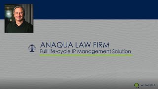 AQX Law Firm IP Management Solution  ANAQUA [upl. by Olumor]