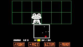 Undertale  Genocide Route Froggit [upl. by Briney463]