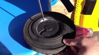 Wheelie Bin Wheel Removal [upl. by Nepil]